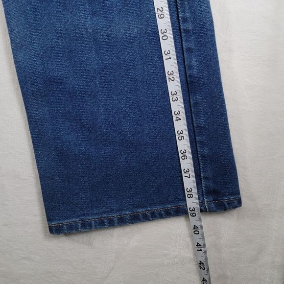 Levi's 517 Mens Jeans 40 x 29 Boot Cut Blue Denim High Rise Red Tab Pants Casual - Picture 10 of 11